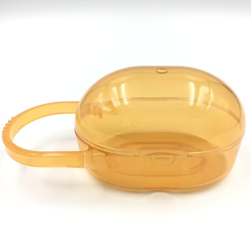 1pc Portable Baby Solid Pacifier Box Kids Feeding Nipple Elliptical Case Holder Newborn Trave
