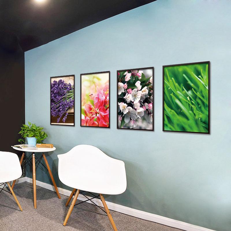 Living Room Bedroom Creative Combination 3D Quadruple Painting Landscape Wall Sticker