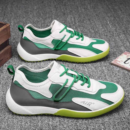 Mesh Shoes Men Sneakers Fashion Breathable Casual Men Shoes Trend Wild Casual Tide Flats Simple White Sneakers