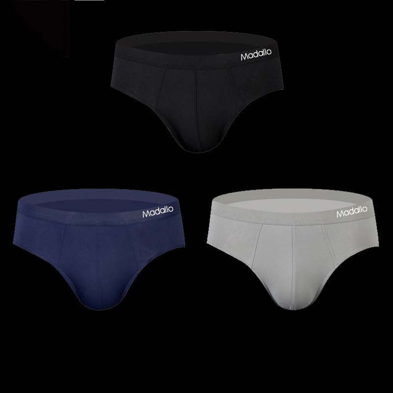 Men's Underwear Men's Ice Silk Seamless Antibacterial Crotch Summer Youth Breathable Large Size Briefs