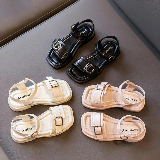 Summer Kids Shoes Girls England Toddler Baby New Children's Water Shoes Sandals Non-slip Casual Sandals Shoe Children