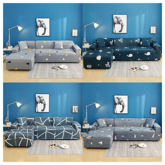 Stretch Sofa Cover Slipcovers Elastic All-inclusive Couch Case Family Sofa Combination Sofa Cover Different Shapes