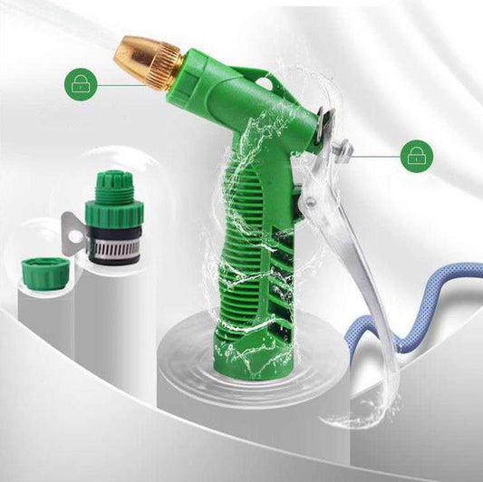 Copper Head High Pressure Water Gun Car Washing Gun Household Car Washing Machine Watering Garden and Forest Tools