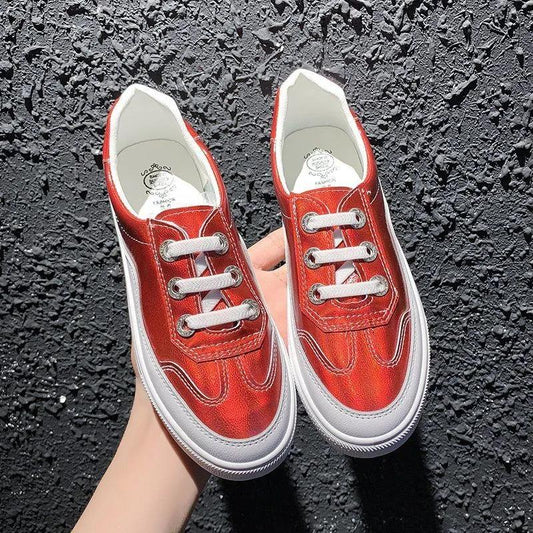 Colorful Laser Women's Shoes Sports Shoes Spring and Summer Students Korean Style Casual Shoes