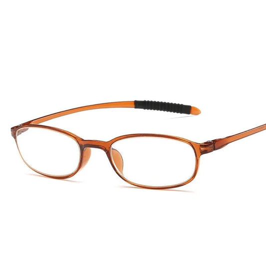 Vintage Elegant Reading Glasses TR90 Ultra-light Resin Anti-fatigue Simple Anti-blue Light Reading Glasses Anti-radiation Comfortable Eyewear
