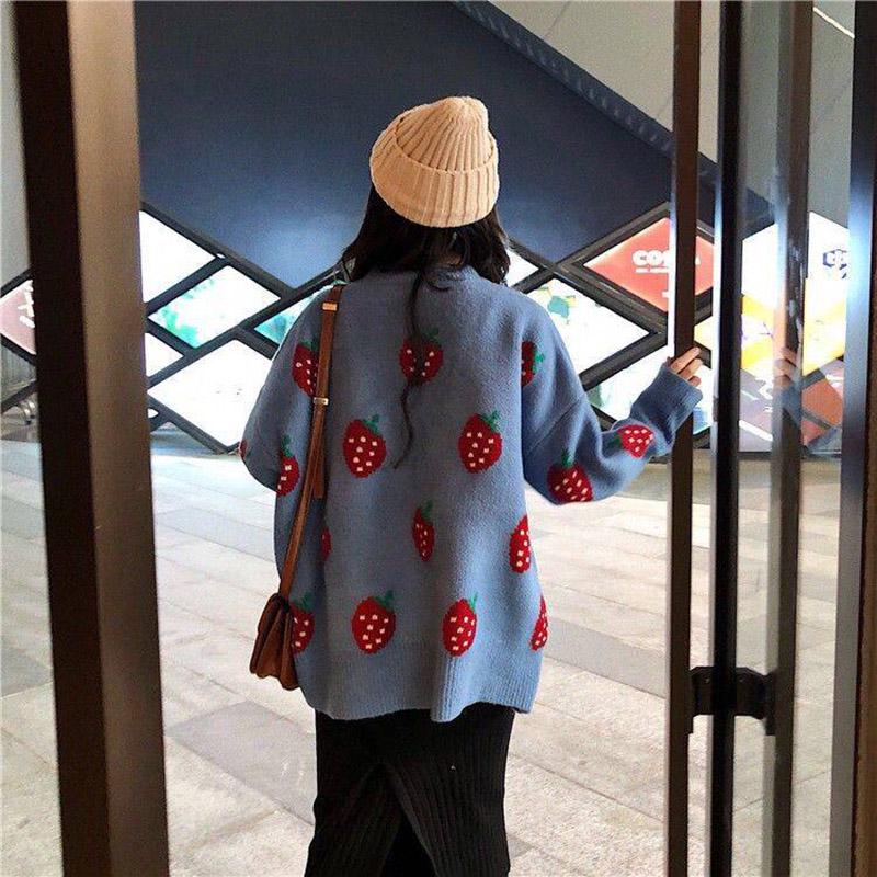 Thick High Collar Sweater Female Autumn and Winter Long Sleeve Large Size Warm Sweater Cashmere