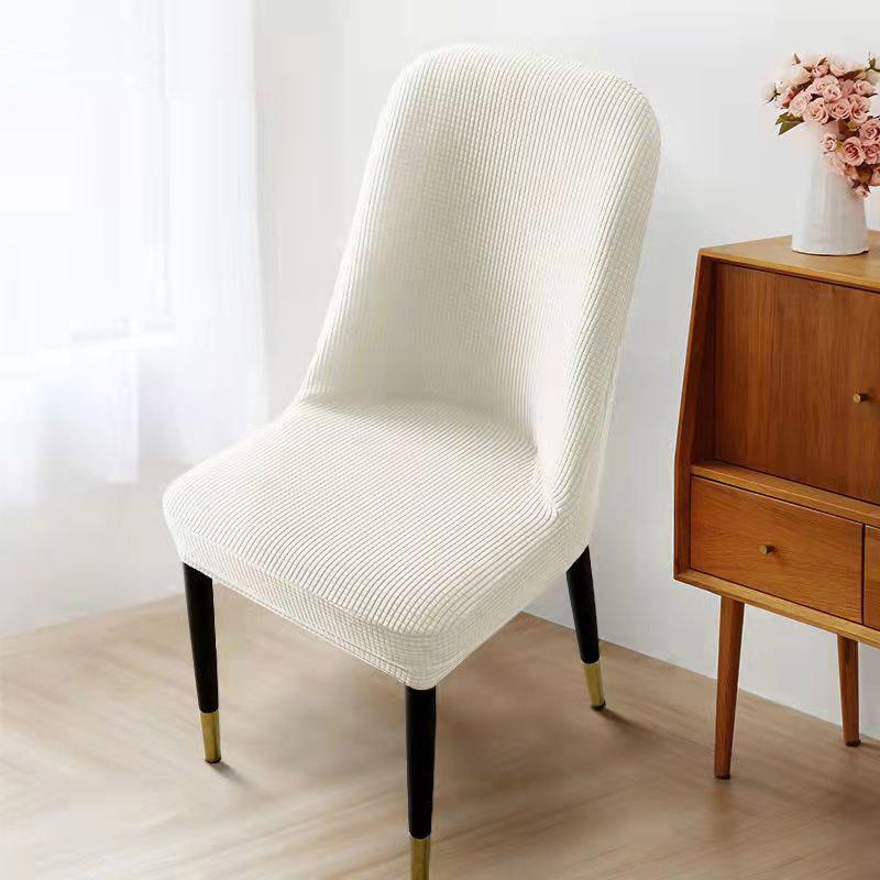 Nordic Style Universal Simple Modern Curved Chair Cover All-inclusive Elastic Thickened Semi-circular Household Dining Table and Chair Cover