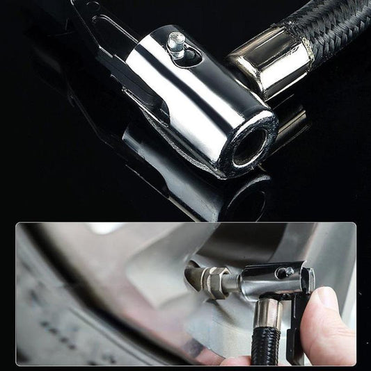 100W Dual-cylinder Car Air Pump Tire Pressure Monitor Tire Inflator Multi-function Car Pump Cigarette Lighter Head