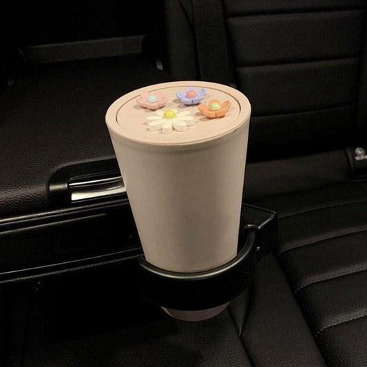 Car Trash Can Storage Driver's License Bag Mini Car Cup Holder Car Bag Trash Can Cute Creative Car Supplies