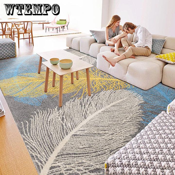 Nordic style Geometric Carpets For Living Room Home Bedroom Delicate Carpet Coffee Table