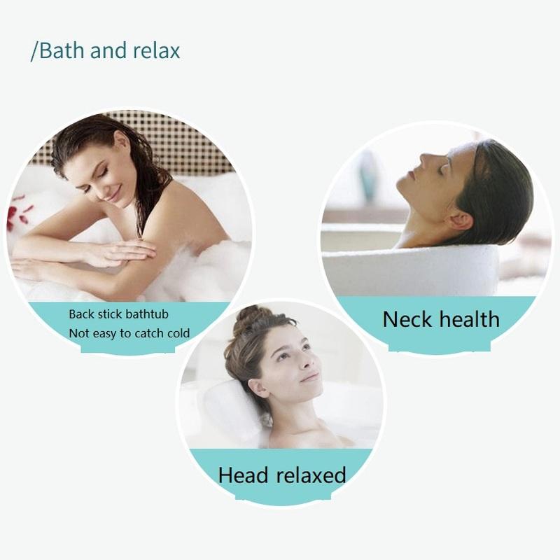Bathroom Supply Waterproof Non-Slip Spa Bathing Pad Full Body Bathtub Cushion Bath Pillow