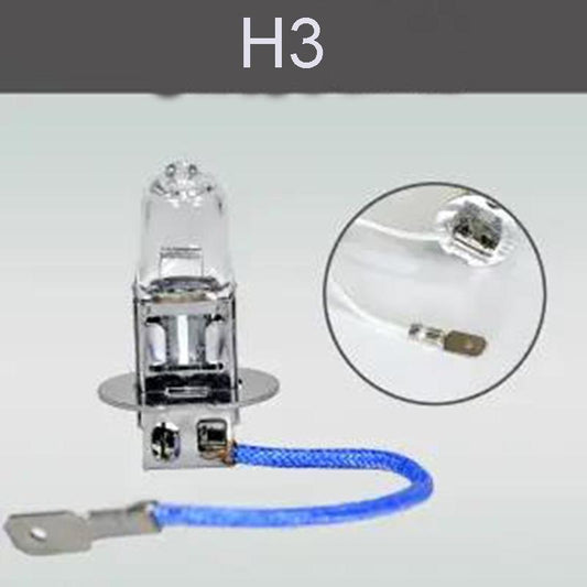 Car Bulb High Beam and Low Beam H4 Far Near One H7 Fog Lamp H3 H1 Super Bright 100W Hernia Halogen Lamp Original Car Brightening Golden Light 12V24V