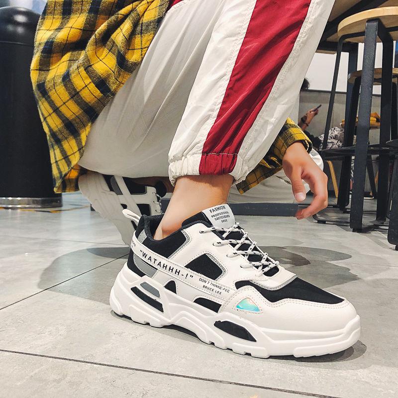 Men's shoes increase board shoes trend daddy sports net red shoes men's white shoes students
