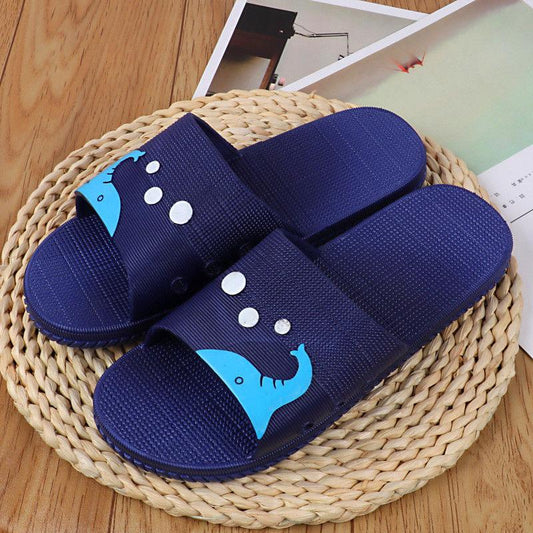 Summer Indoor Non-slip Home Soft-bottom Bathroom Bath Slippers Home Sandals and Slippers Women's Home Outdoor Slippers