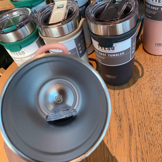 550ML Double Stainless Steel Coffee Mug Thermos Mug Car Vacuum Flask Travel Insulated Bottle Vacuum Travel Water Thermal Bottle