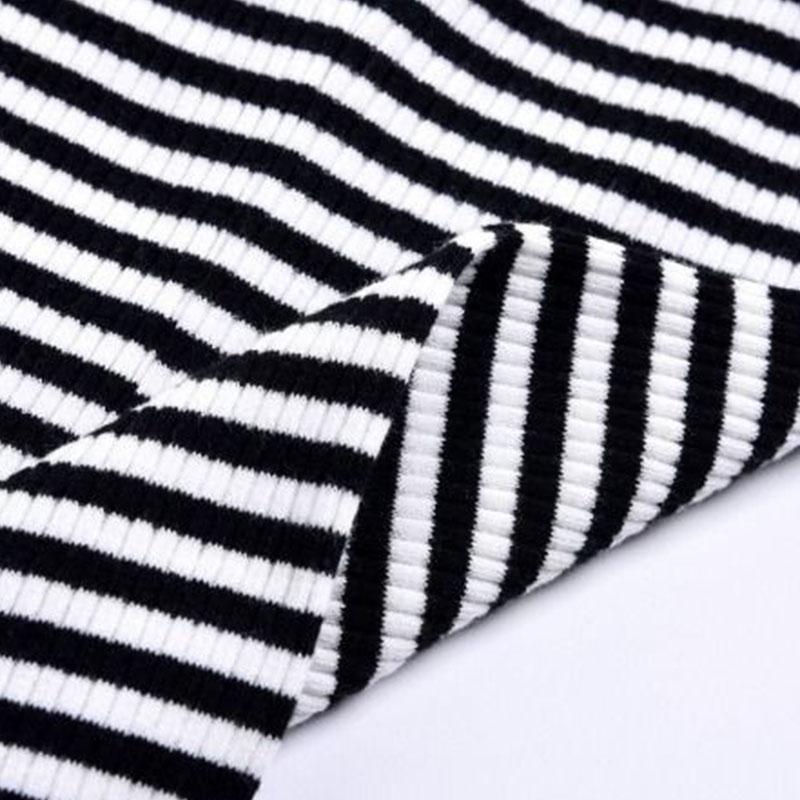 Girls' Leggings Pants 2021 Spring and Autumn Pure Cotton Striped Stretch Slim Leggings Korean Trousers