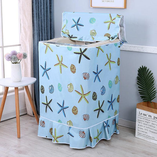 Top Load Washing Machine Cover Sunscreen Dustproof Waterproof Portable Washing Machine Cover