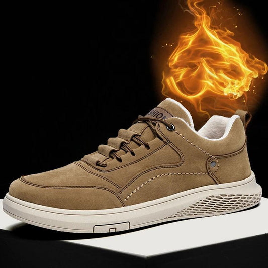 Winter High-top Large Size 38-48 Size Men's Shoes Plus Velvet Warm Cotton Shoes All-match Casual Shoes Non-slip Tooling Shoes Snow Boots