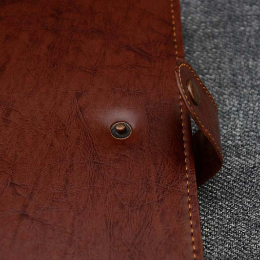 Business Notebook Stationery A5 Leather Creative Buckle Notepad Retro Thick Notebook
