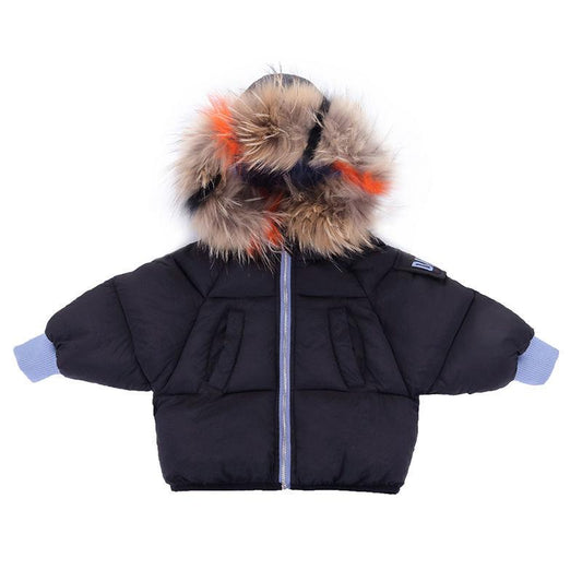 Girls Warm and Windproof Hooded Jacket Padded Winter Clothes