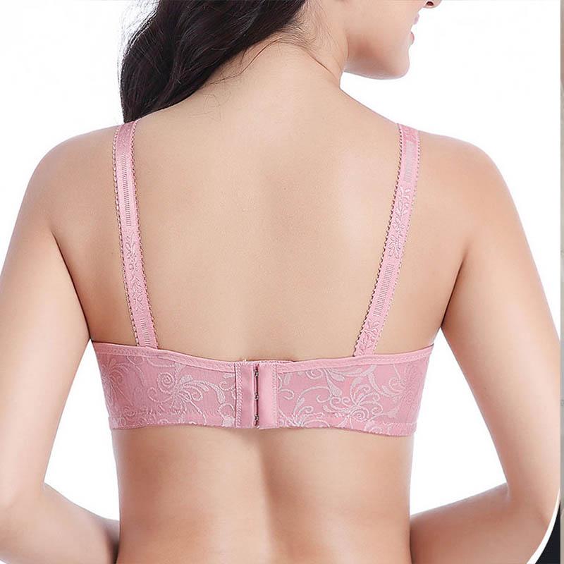 Push-Up Bra Printed Pattern Sexy Comfortable Breathable Adjustable Not Empty Cup Thin Lightweight Bra