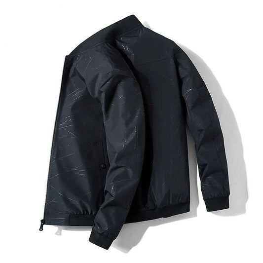 Spring and Autumn Jacket All Match Slim Baseball Jacket Casual Stand Collar Zipper Thin Jacket Outdoor Sports Jacket