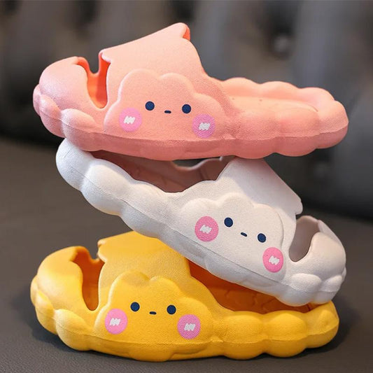 Children's Cloud Slippers Summer Girl Princess Non-slip Bathroom Indoor Parent-child Baby Sandals and Slippers