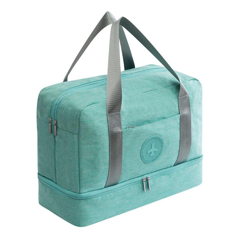 Unisex Sports Travel Functional High Capacity Dry and Wet Separation Swimming Beach Storage and Portable Bag