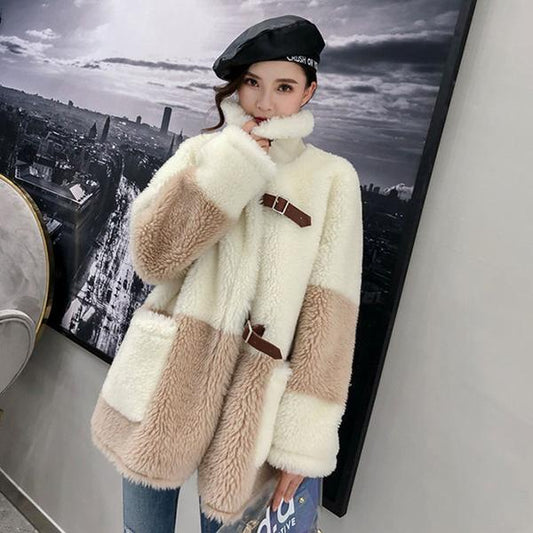 Fashion Noble Mid-length Women's Down Jacket Winter Plus Down Plus Down Thickening Warm White Duck Down Down Jacket