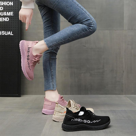 Women's Clearance Shoes Sports Students Korean Fashion Shoes Versatile Breathable Running Women's Shoes