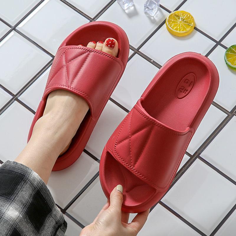 Eva Thick-soled Slippers Women Men Summer Home Indoor Bathroom Bath Soft Bottom Non-slip Slippers