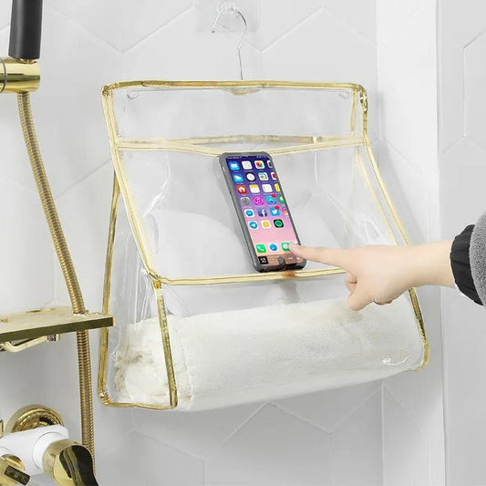 Bathroom Clothes Bag Bathing Clothes Waterproof Hanging Bag Bedroom Dormitory Storage Bag Wall Hanging Organize Bag On The Wall Towel Bag