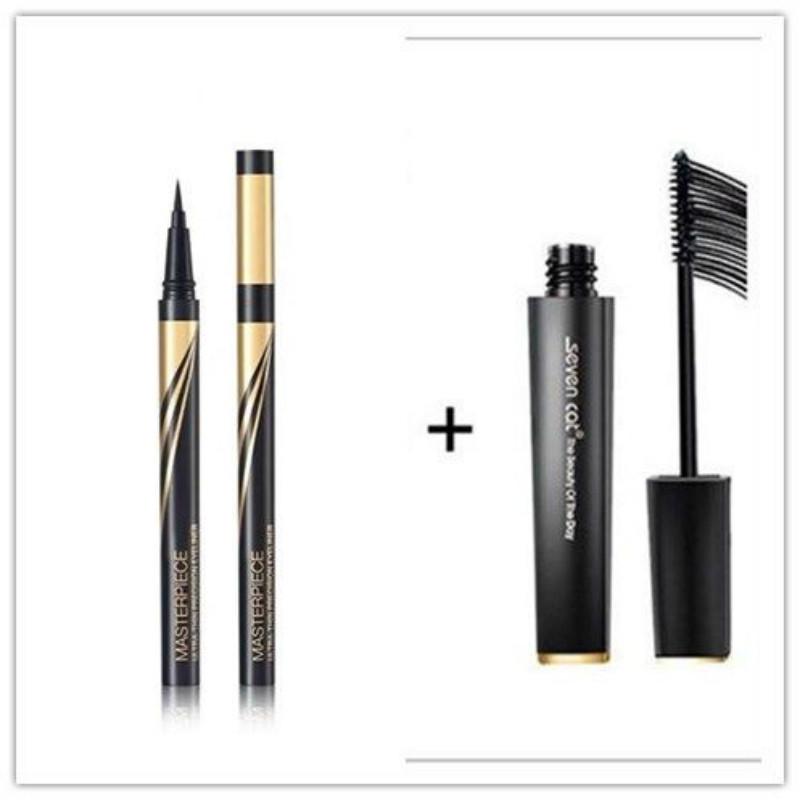 long curled long anti-blooming mascara student set to discolor Waterproof sweat-proof thick