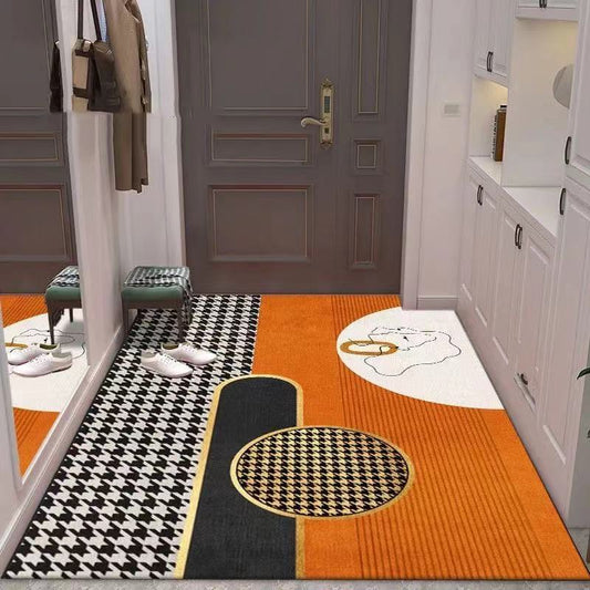 Simple Non-slip Carpet for Living Room and Bedroom Modern Floor Mat Entrance Door Mat