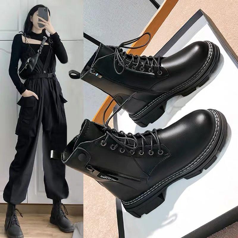 Women's Martin Boots Tide Brand British Style All-match Trendy Platform Boots