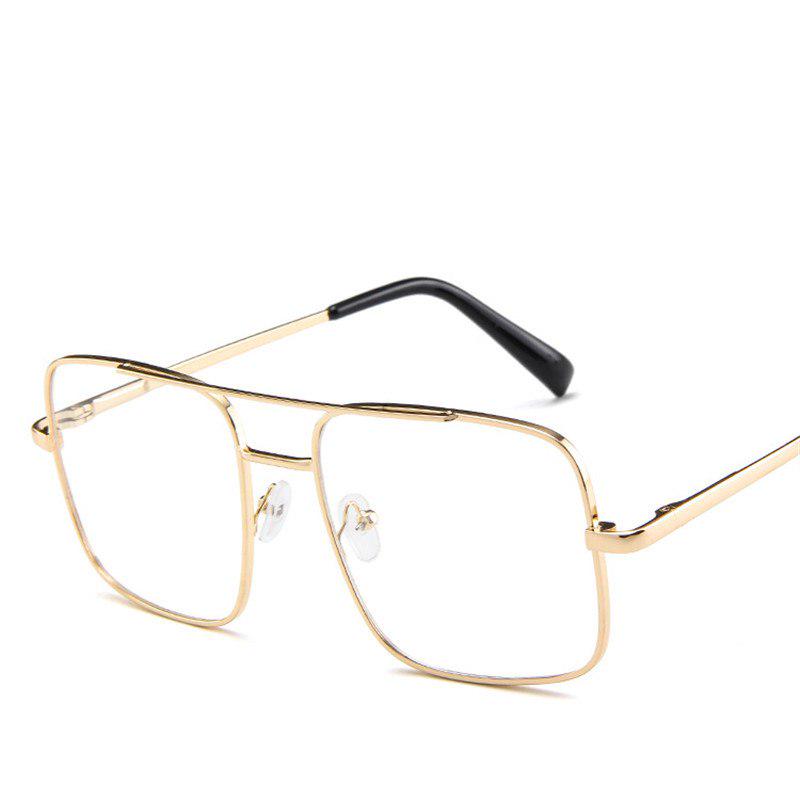 Fashion Square Sunglasses Women Brand Design Metal Frame Gradient Lenes Oversized Ladies Sun Glasses
