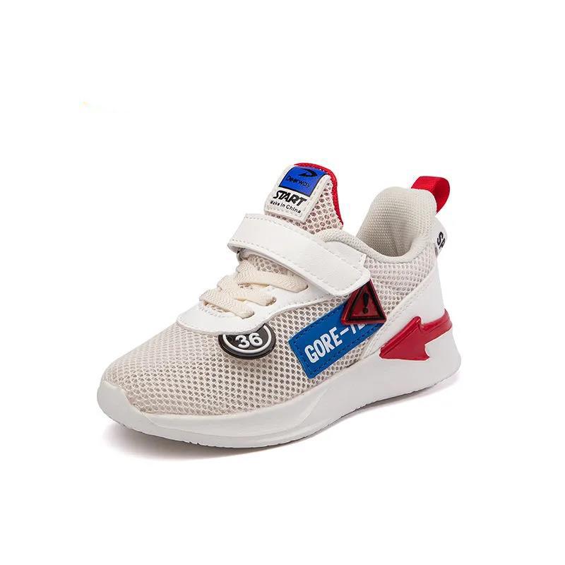 Children's Sneakers Girls' Sports Shoes 2021 Summer Elementary School Students' Soft-soled Breathable Running Shoes