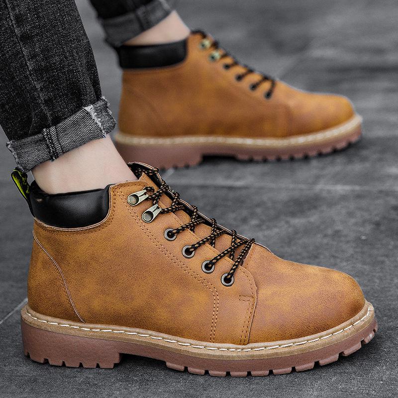 Martin Boots Men's High-top Casual Shoes All-match Retro Boots Autumn Ankle Boots Men's Sneaker
