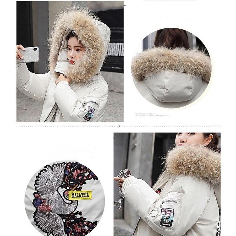 Winter Clothes Thick Large Size Loose Padded Jacket Women Mid-length Student Korean Cotton Jacket Women Cotton Jacket Women's Jacket