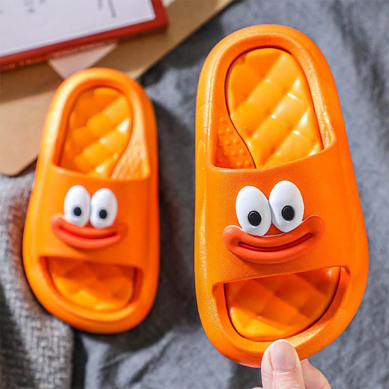 Children's Sandals and Slippers Cute Non-slip Waterproof Cartoon Soft Bottom Wear-resistant Baby Bath Slippers