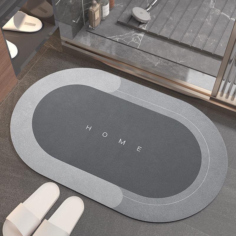 40*60cm Super Absorbent Silica Gel Floor Mat,Bathroom Carpet Floor Mats, Door Bathroom Non-Slip Mats