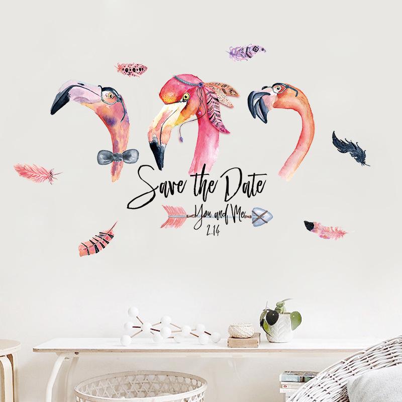 Appointed days art wall stickers bedroom living room study TV sofa background decorative stickers