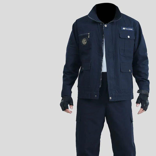Work Clothes Suits Men's Spring and Autumn Suits Electric Welding Suits Anti-scalding Wear-resistant Welding Work Clothes Labor Insurance Suits