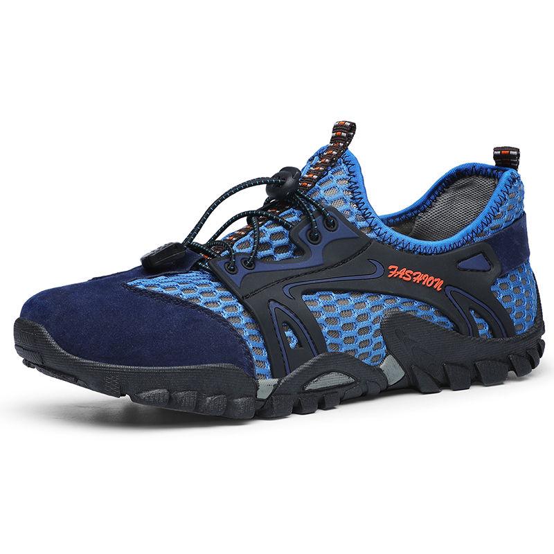 Summer Breathable Mesh Shoes Men 'S Shoes Outdoor Hiking Net Shoes Hollow Casual Shoes Hiking Shoes Hole Shoes