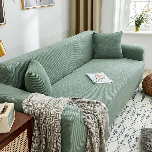 Sofa Cushion Cover Elastic Home Decoration Pure Color Protective Cover Sofa Cover Personalized Matching Washable Sofa Cover