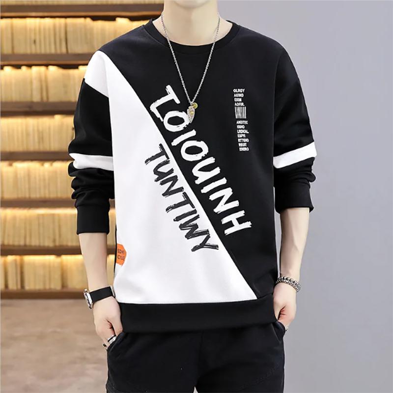 Long-sleeved Sweatshirts Men Autumn Korean Loose Trend Warmth Young Mens Sweater
