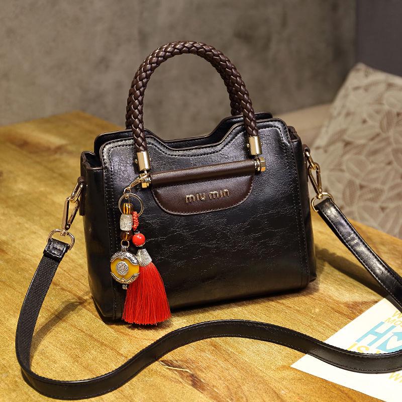 Leather Retro Women's Bag Vintage Women Shoulder Bag Crossbody Bag Messenger Handbag