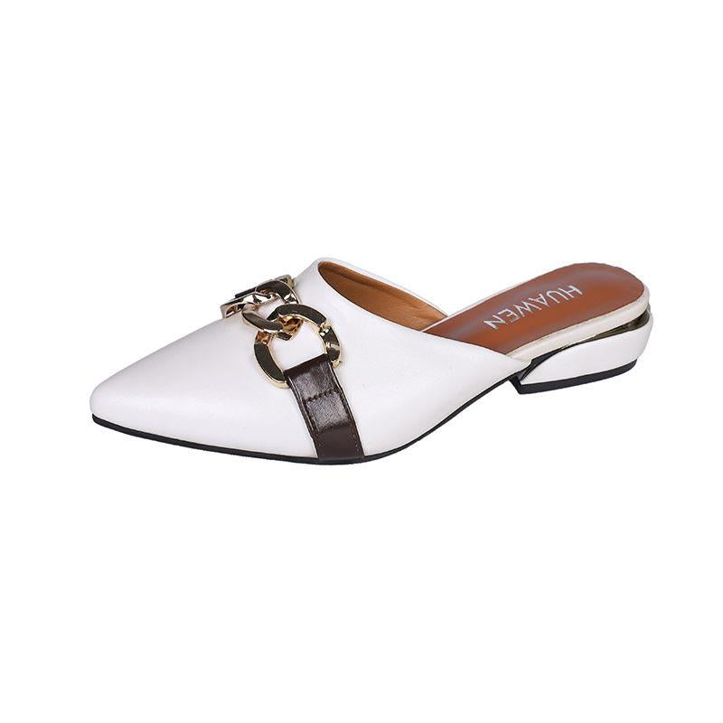 Plus Size 35-41 Women Shiny Slippers Outdoor High Heels Bohemian Beach Wear-resistant Non-slip Office Lady Plat Sandals