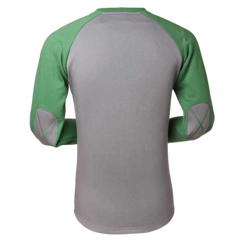 Fall Winter Men's Stitching Sweatshirt Fashion Round Neck Pullover Sportswear