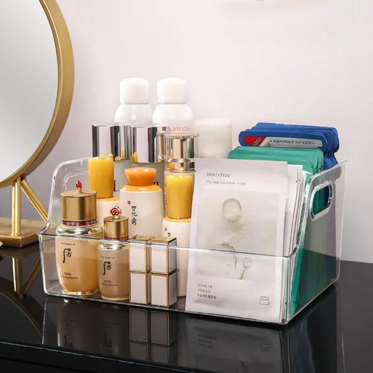 Cosmetic Storage Box Skin Care Products Lipstick Dustproof Rack Dormitory Finishing Desktop Dressing Table Storage Frame